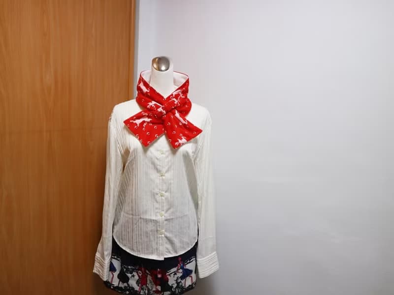 麋鹿 可調式短圍巾.scarf 保暖圍脖 雙面雙色大人.小孩均適