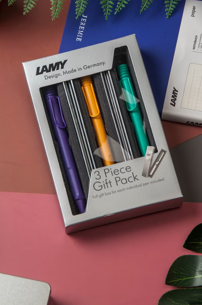 LAMY 三入原子筆禮盒 / safari狩獵者系列 - candy - 無刻字