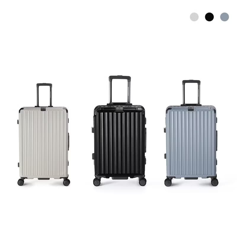 【金安德森】20吋 Lumiere輕奢鋁框頂規Hinomoto靜音輪行李箱