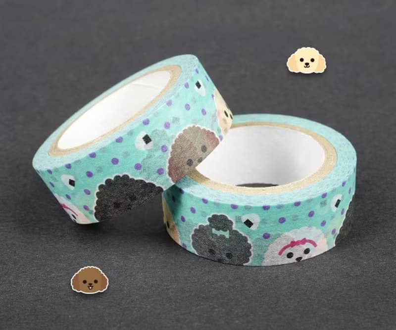 【小飯糰貴賓】★聖誕禮物★創意可愛。和紙。紙膠帶。