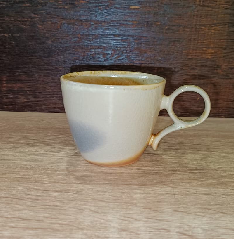 柴燒無釉咖啡杯-鶯歌李玟叡