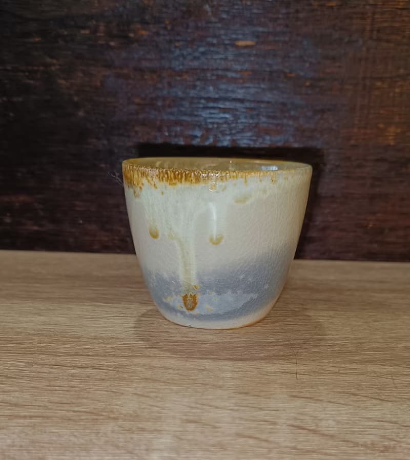 柴燒無釉咖啡杯-鶯歌李玟叡