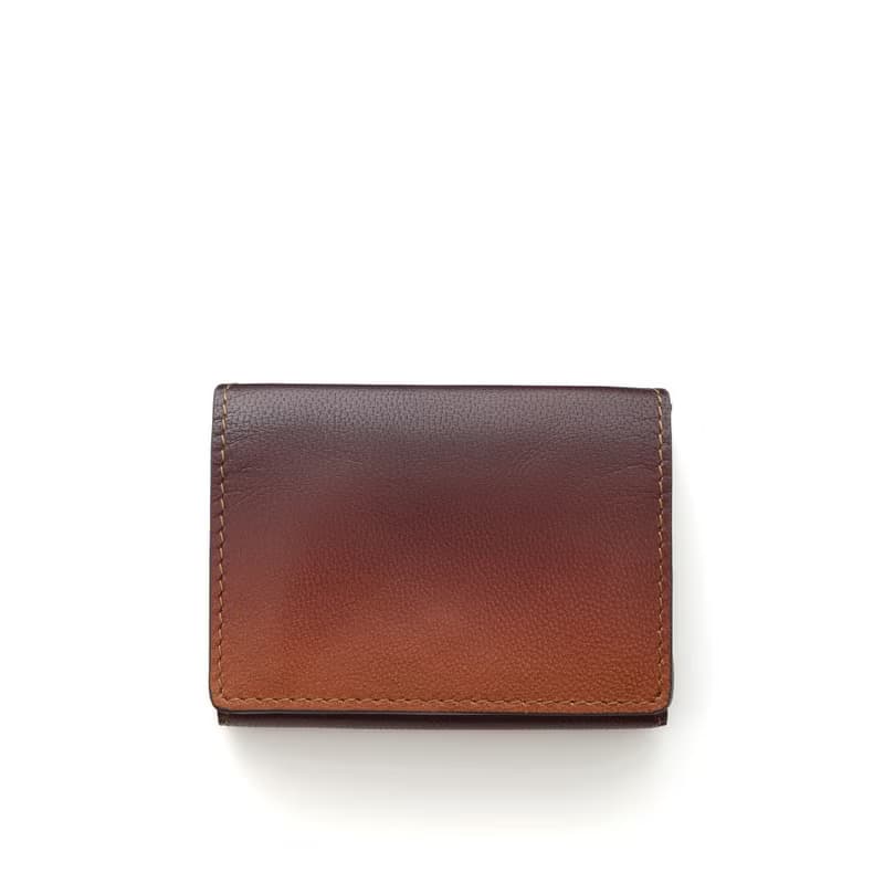 Irodori 季節色彩迷你短夾-銀杏