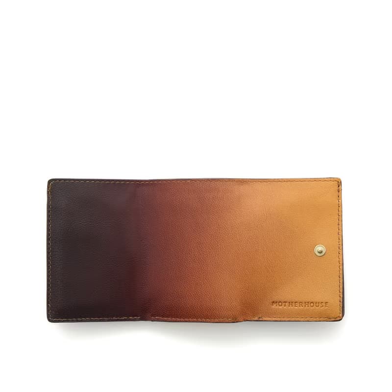 Irodori 季節色彩迷你短夾-銀杏