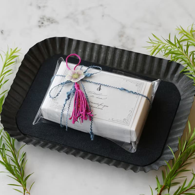 イヤリング/Mable dome fabric tassel earrings /Beige