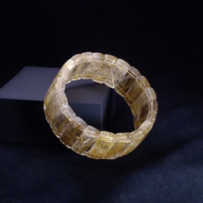 超大清透鈦晶的能量加持 男手排 手鍊 手環 QBR-00105