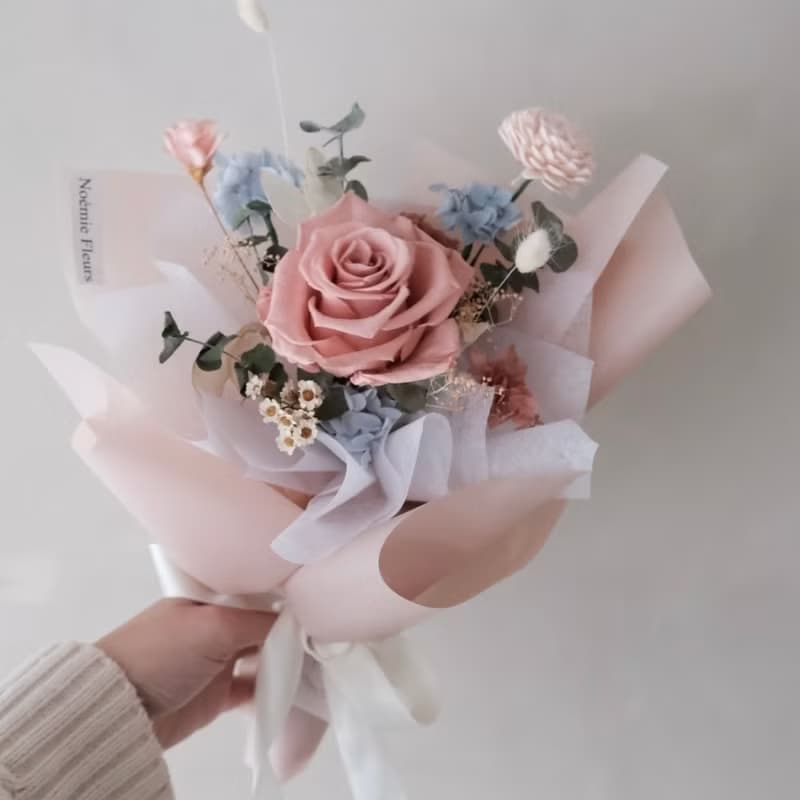 | 情人節永生花花束 |  生日花束/情人節花束