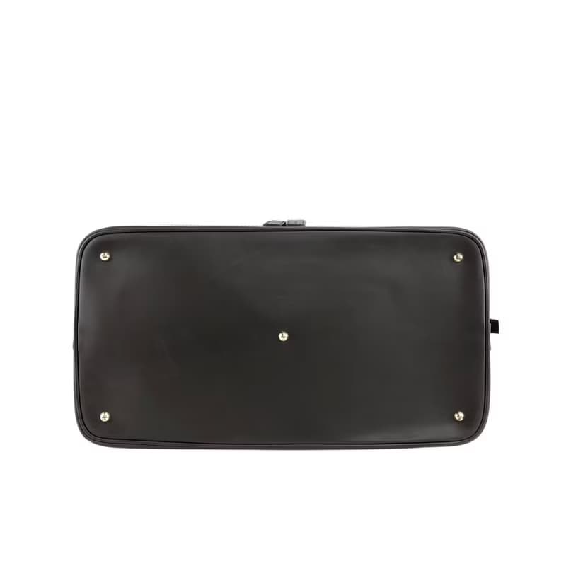 【 日本直送　名牌中古包 】CELINE セリーヌ Cマカダム ボストンバッグ ブラウン ジャガード レザー vintage ヴィンテージ 7kve88