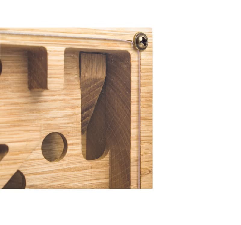 Wooden balance board Labyrinth busy game for kids adults Wood escape room puzzle