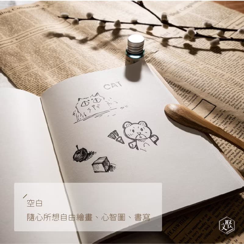 【文聚】 轉印 三合一 多功能 筆記本-貓咪星球  創作組