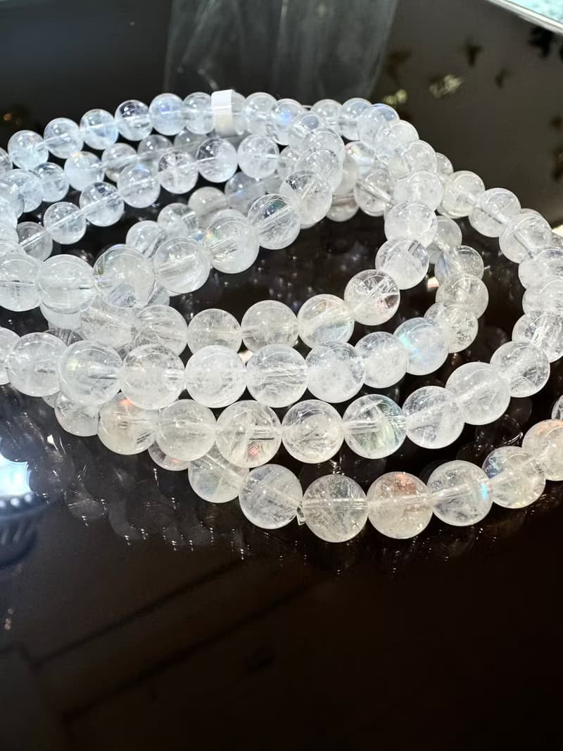 小資本性價比高馬島彩虹藍月光幻彩色6-6.5mm人緣桃花提升魅力