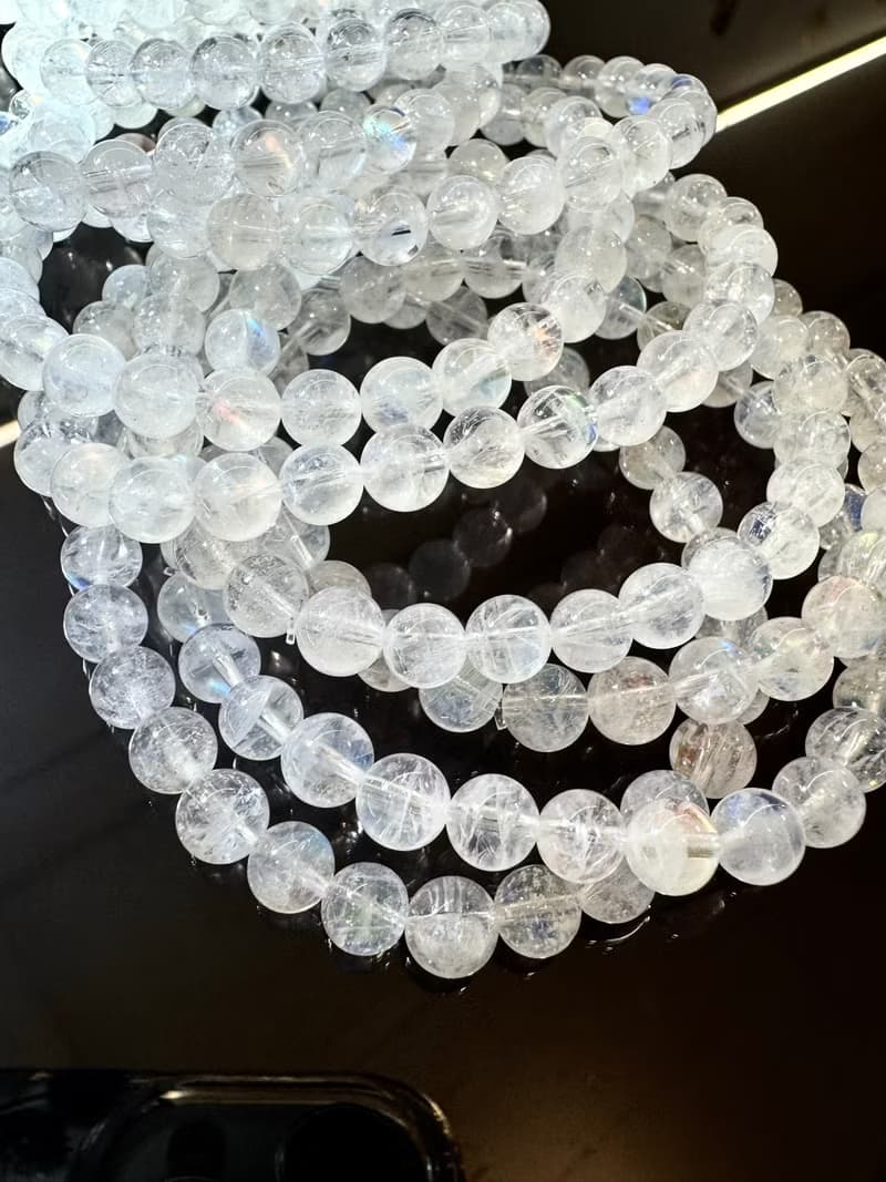 小資本性價比高馬島彩虹藍月光幻彩色6-6.5mm人緣桃花提升魅力