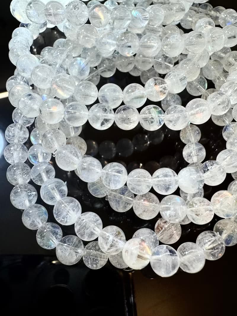 小資本性價比高馬島彩虹藍月光幻彩色6-6.5mm人緣桃花提升魅力