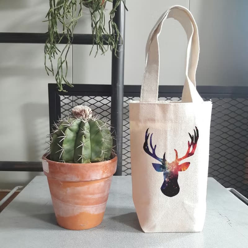 Cosmic Stag 帆布 咖啡 隨行杯 飲料提袋 鹿 宇宙 銀河系