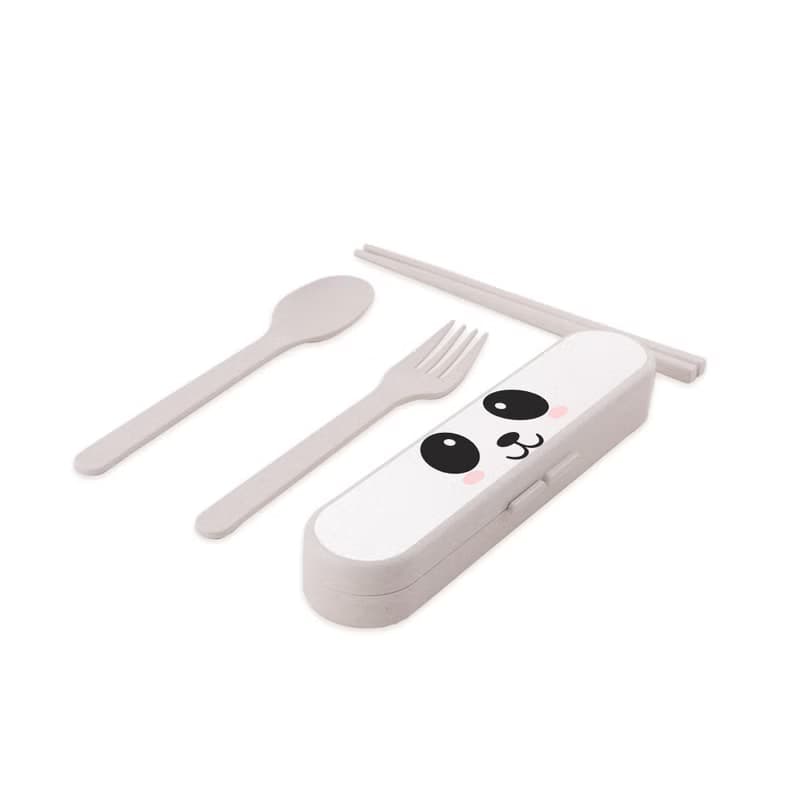 環保餐具套裝 笑笑熊貓