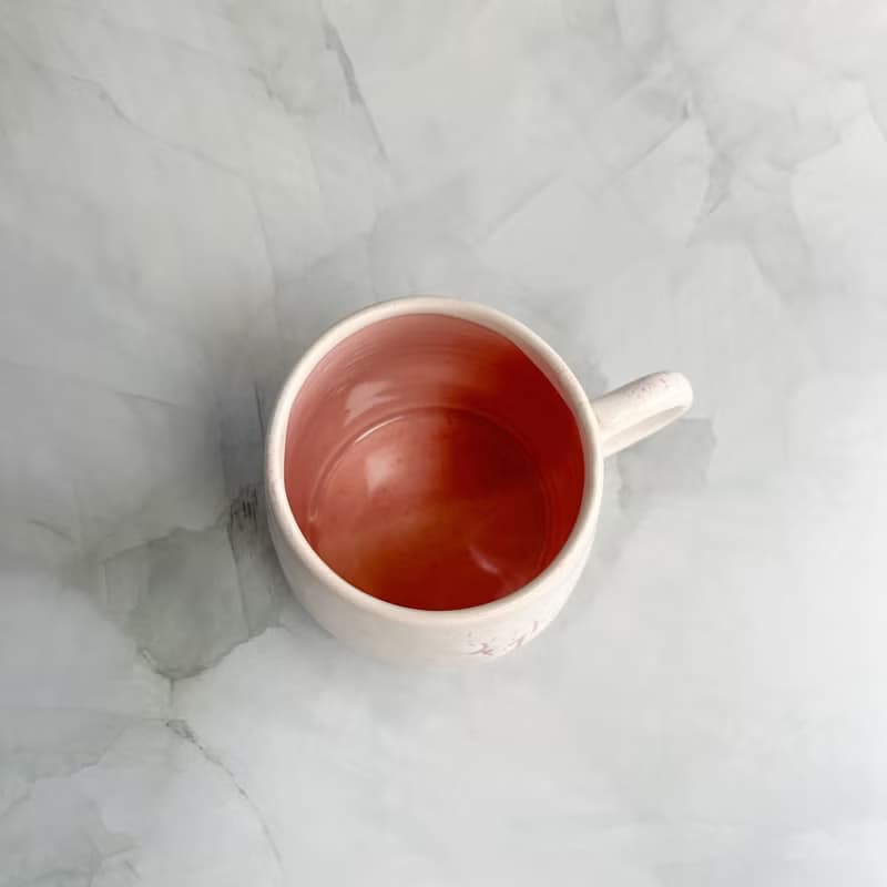 草莓牛奶。手工陶瓷馬克杯 咖啡杯 茶杯 陶杯 對杯 母親節禮物