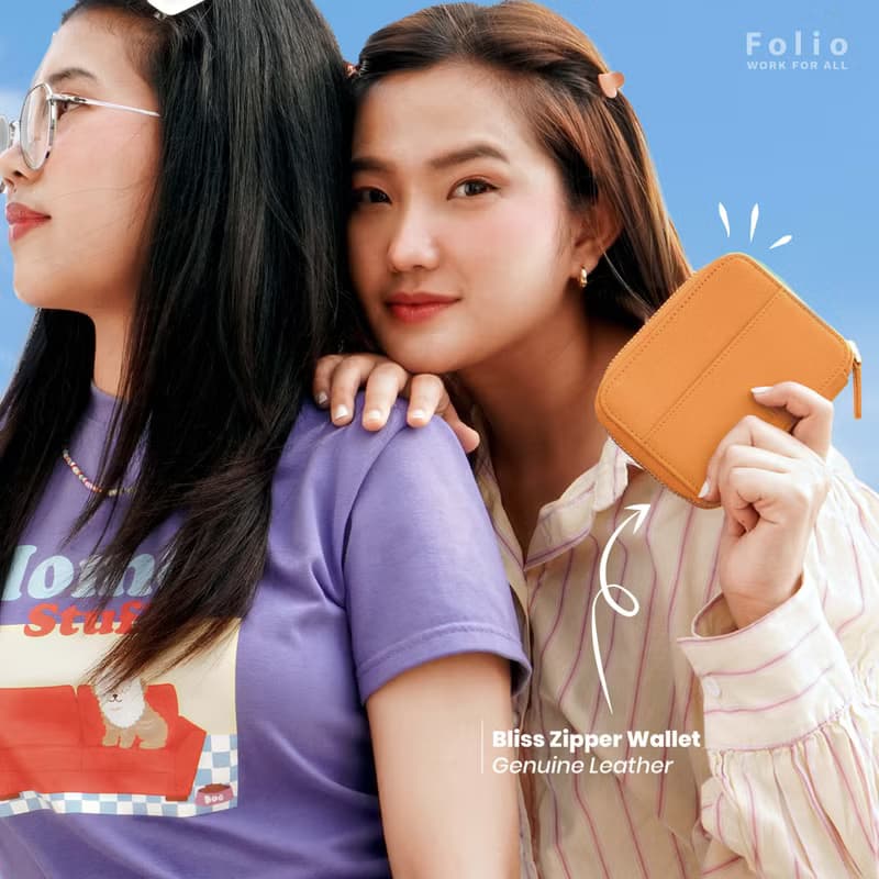 FOLIO BRAND: Bliss Zipper Wallet