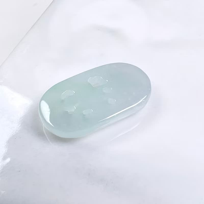 冰種翡翠蓮花 | 天然緬甸A貨翡翠 | 送禮