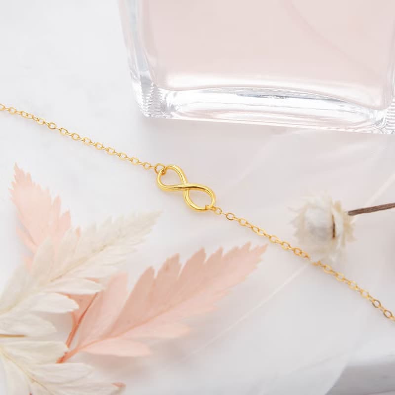 藏寶箱金飾 9999黃金純金 無限大 愛無限 錢財無限 手鍊 手環