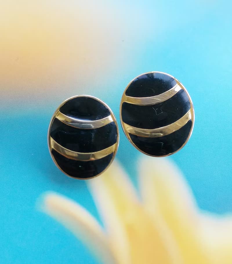 Vintage Jewelry 西洋古董飾品 復古 簡約  針式耳環