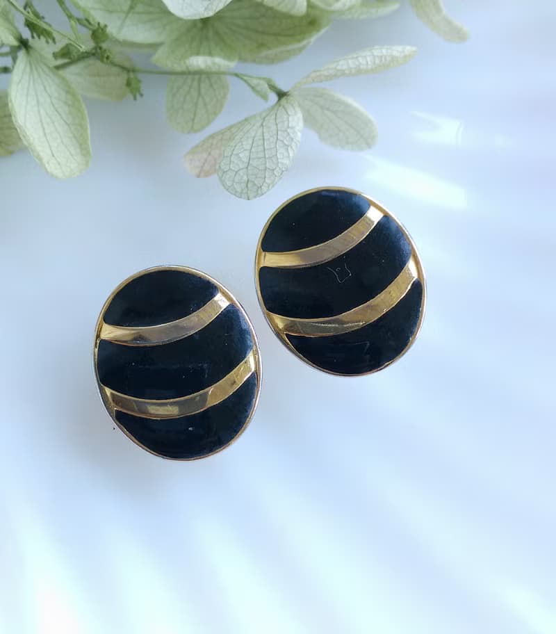 Vintage Jewelry 西洋古董飾品 復古 簡約  針式耳環
