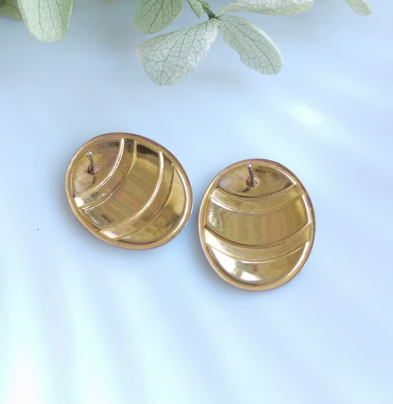Vintage Jewelry 西洋古董飾品 復古 簡約  針式耳環