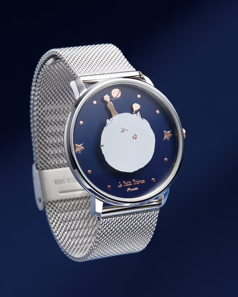法國官方授權 Le Petit Prince 小王子 B612 星球腕錶 - 藍