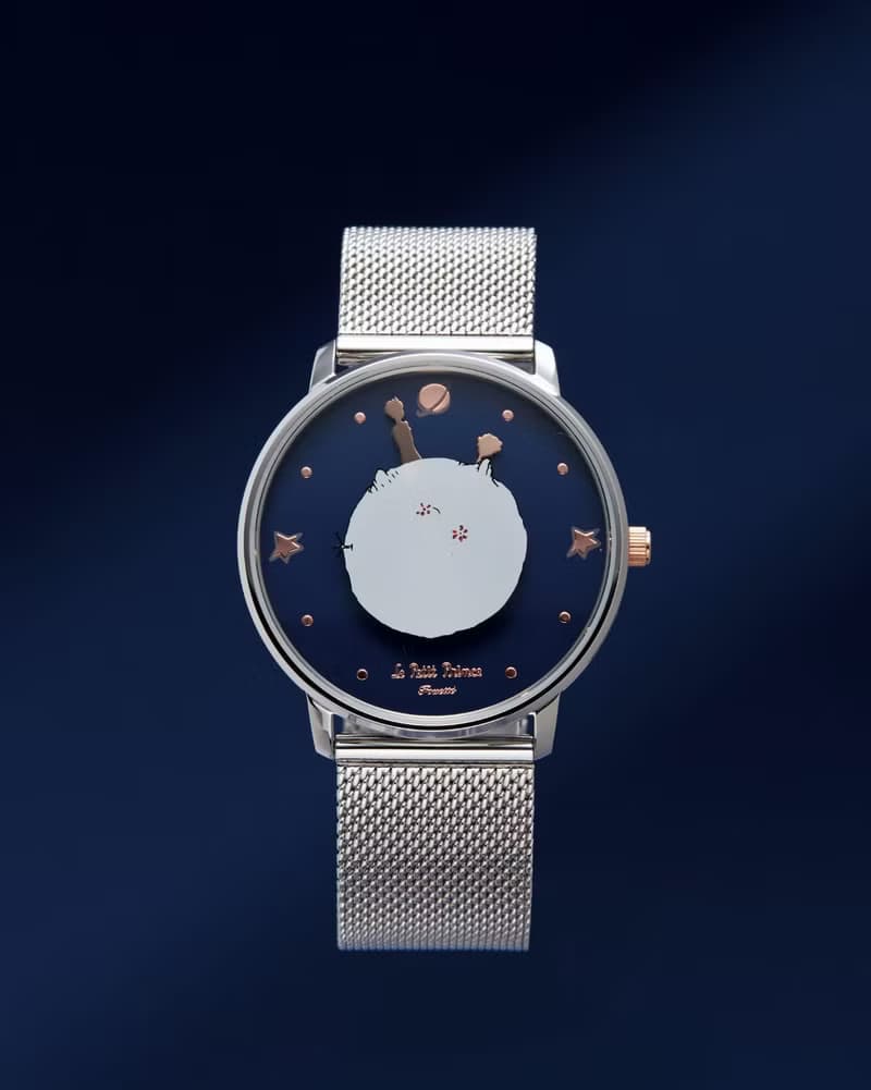 法國官方授權 Le Petit Prince 小王子 B612 星球腕錶 - 藍