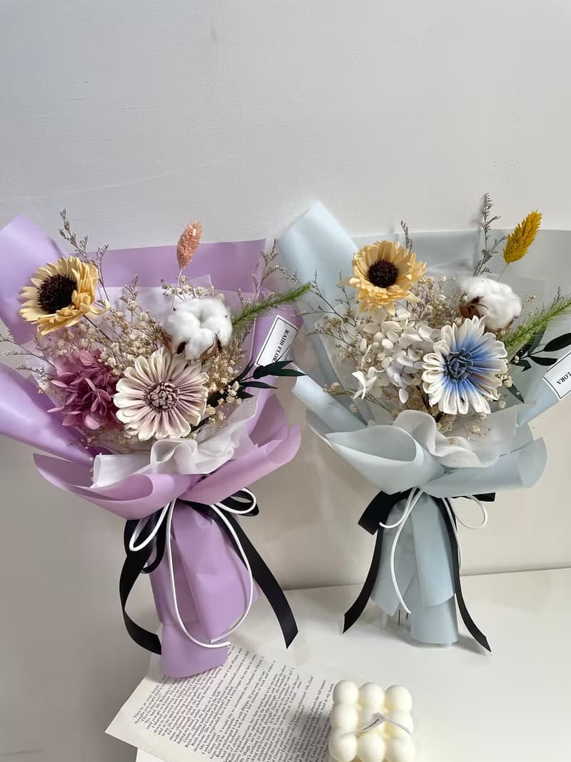 非洲菊 畢業花束 向日葵花束 畢業 生日花束 情人節花束 七夕花束