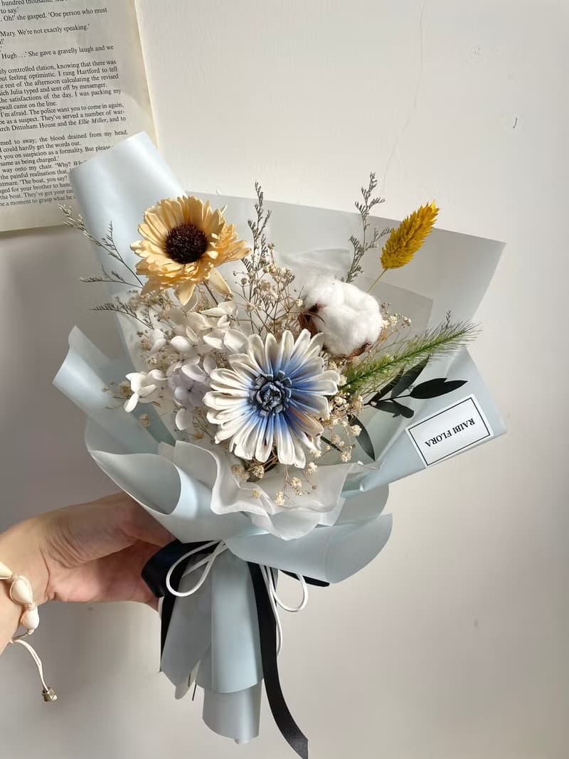 非洲菊 畢業花束 向日葵花束 畢業 生日花束 情人節花束 七夕花束