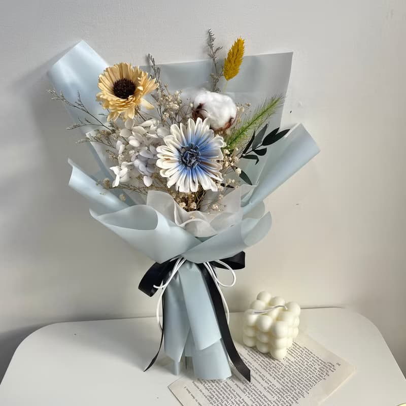 非洲菊 畢業花束 向日葵花束 畢業 生日花束 情人節花束 七夕花束