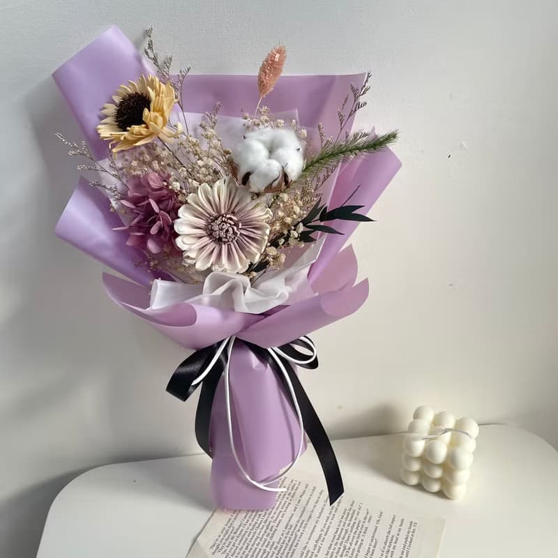 非洲菊 畢業花束 向日葵花束 畢業 生日花束 情人節花束 七夕花束