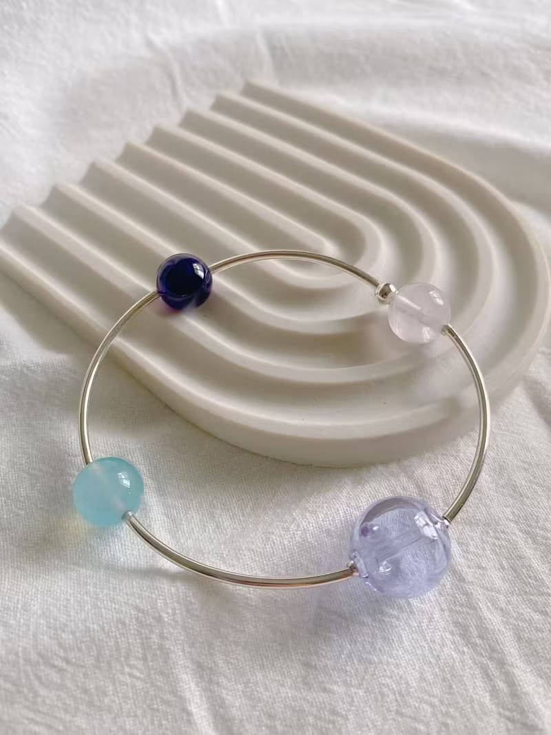 【Cinnamonmon 希娜夢夢】夜光銀河 Lunar Gleam 純銀手鍊