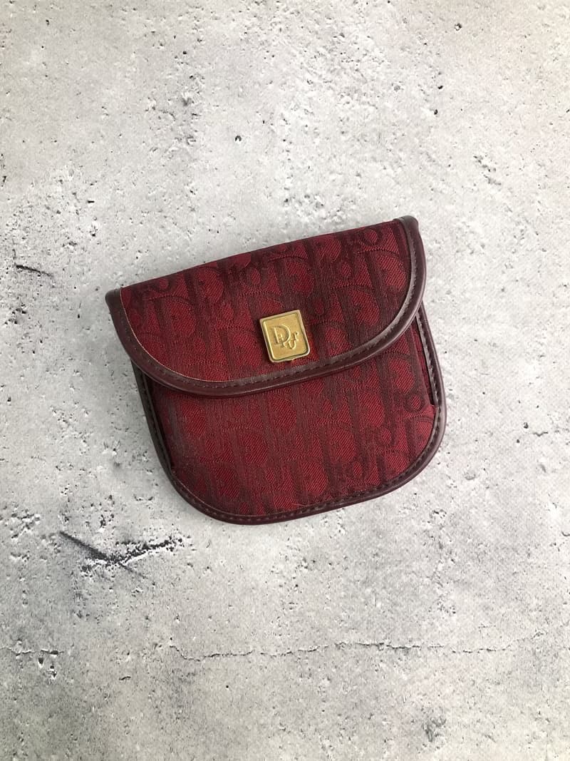 【 日本直送　名牌中古包 】Christian Dior クリスチャン ディオール トロッター コインケース レッド vintage ヴィンテージ 4vky8y