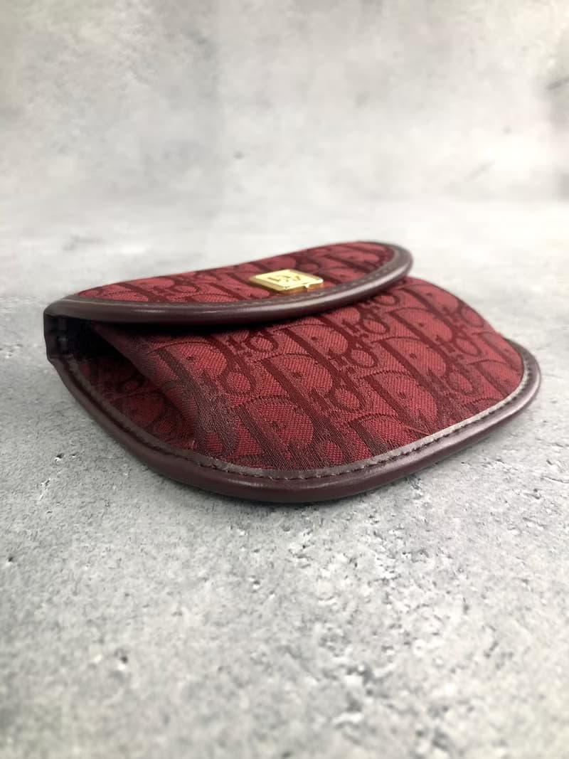 【 日本直送　名牌中古包 】Christian Dior クリスチャン ディオール トロッター コインケース レッド vintage ヴィンテージ 4vky8y