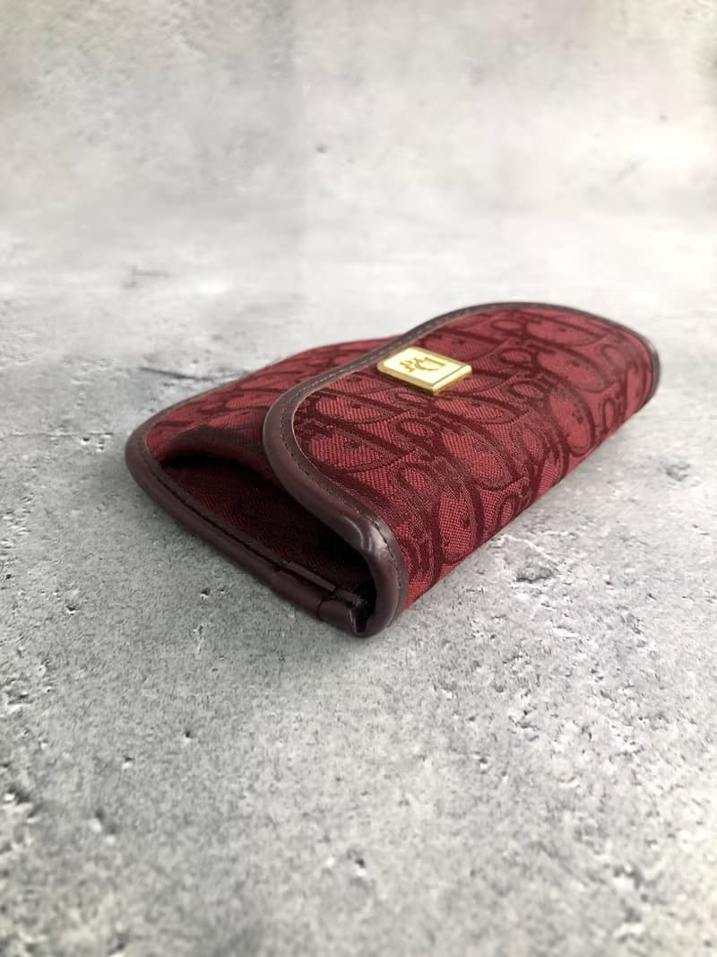 【 日本直送　名牌中古包 】Christian Dior クリスチャン ディオール トロッター コインケース レッド vintage ヴィンテージ 4vky8y