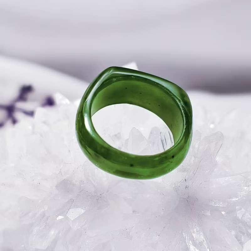 天然頂級碧玉 事業成功 招財富貴 馬鞍戒指 內徑20mm 單品 禮物
