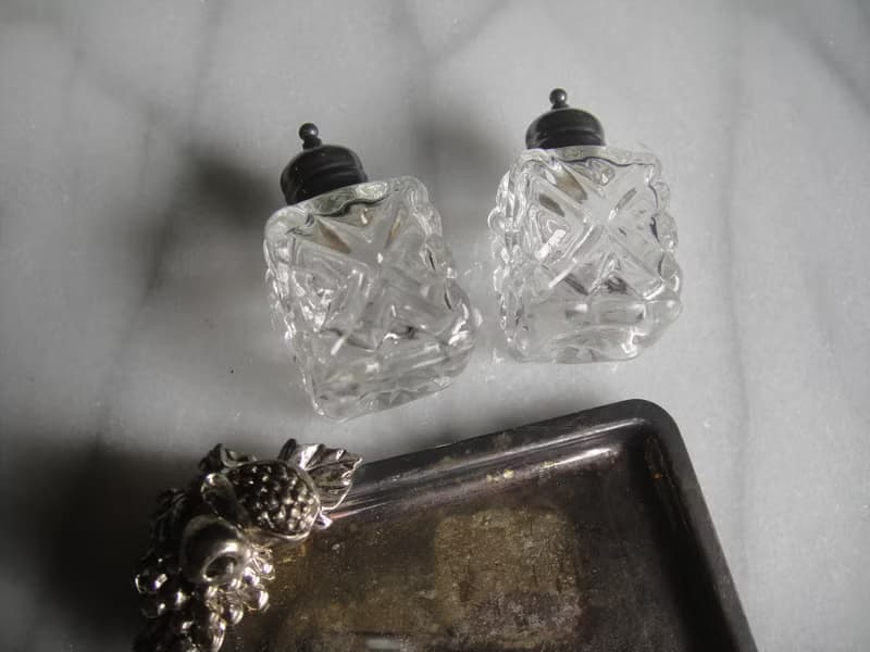 【老時光 OLD-TIME】早期二手台灣製鍍銀調料器組