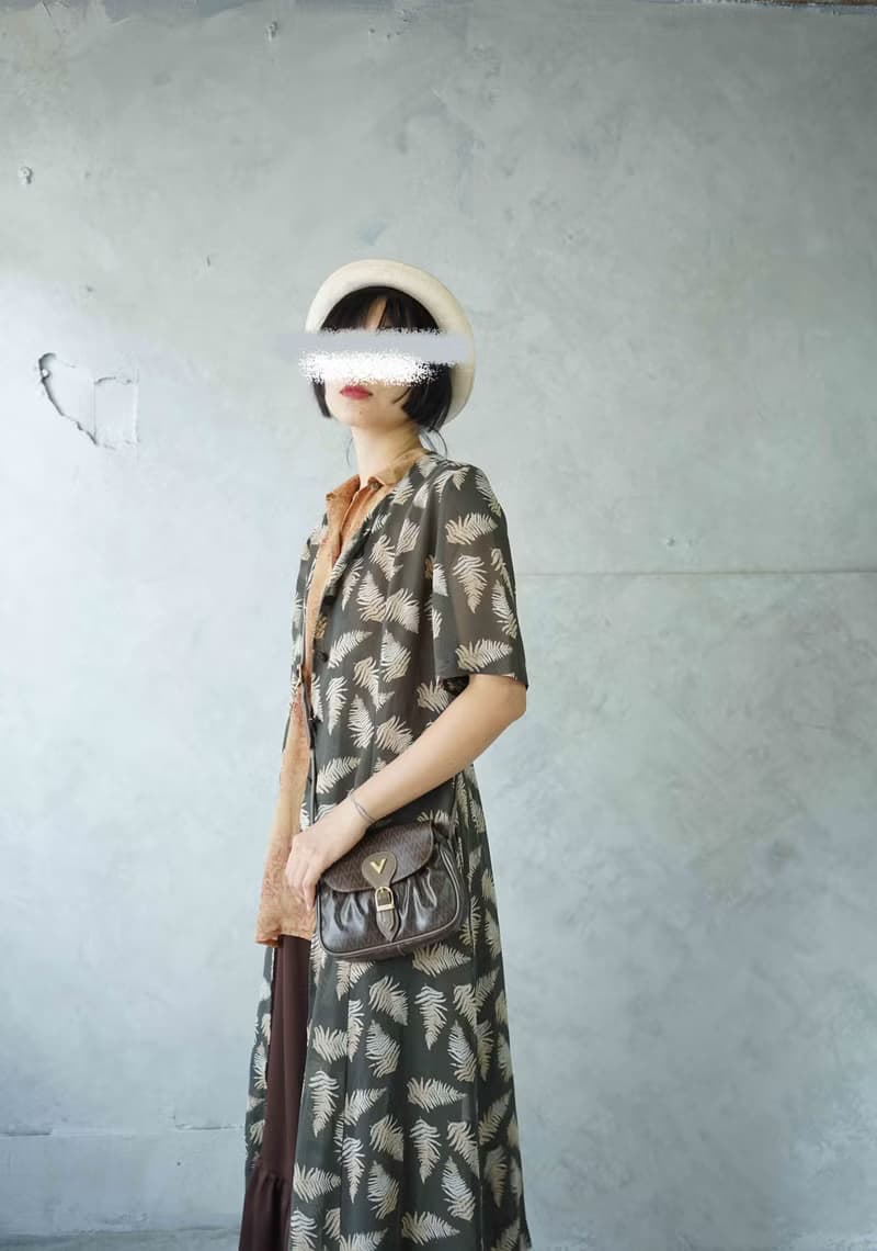 尋寶復古古董包-Mario Valentino 義大利經典深咖啡色水餃側背小