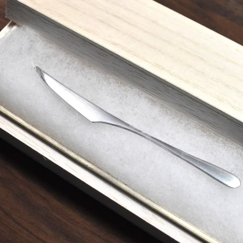 銀の菓子切り　菓子楊枝