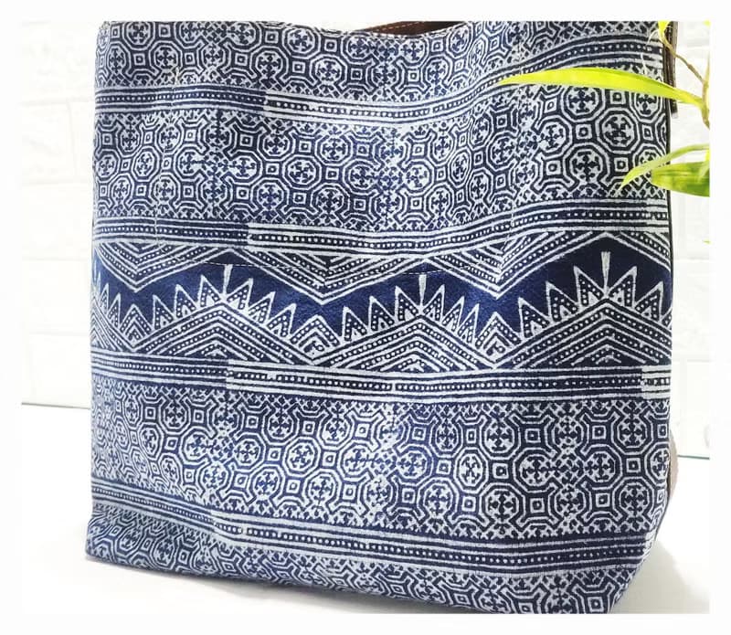 Tribal Bag, Hmong Tote Bag,  Water-splash Bag, Indigo Purses, Hobo Bags