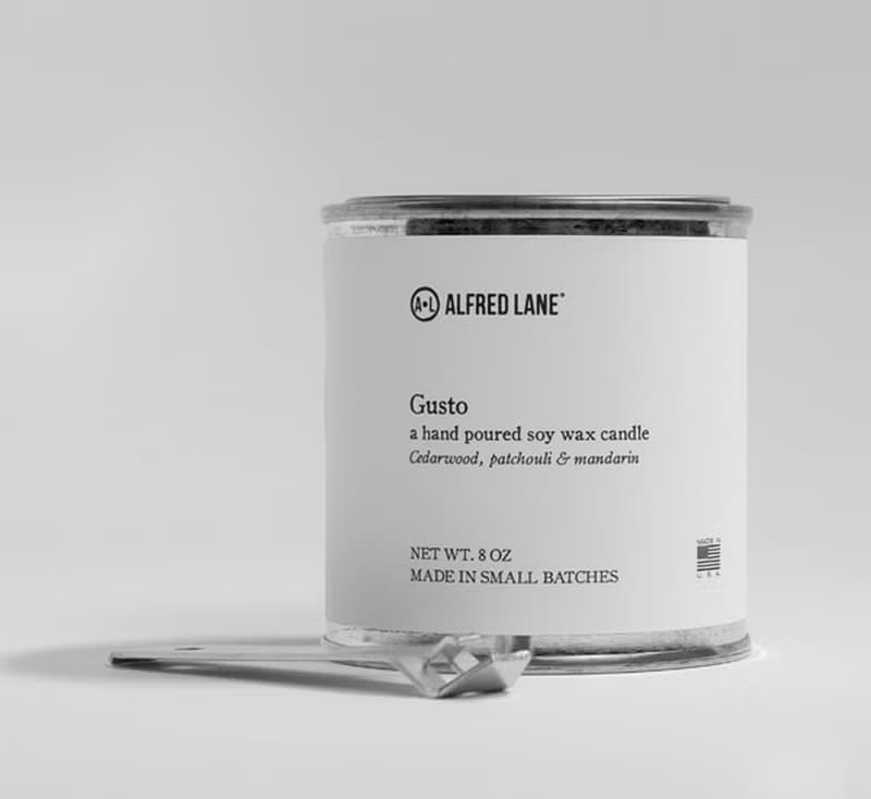 Alfred Lane Gusto Soy Wax Candle興致大豆木芯香氛蠟燭