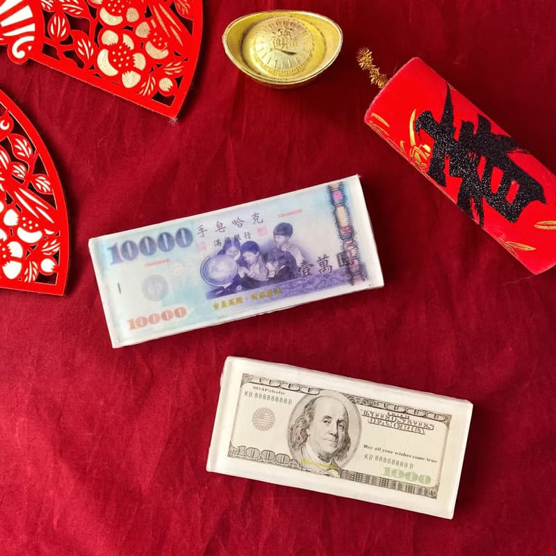 【手皂哈克】萬元鈔票皂 禮盒包裝 萬元台幣 千元美金
