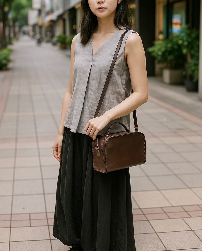 Sienna(皮箱系列)圓角吐司皮箱