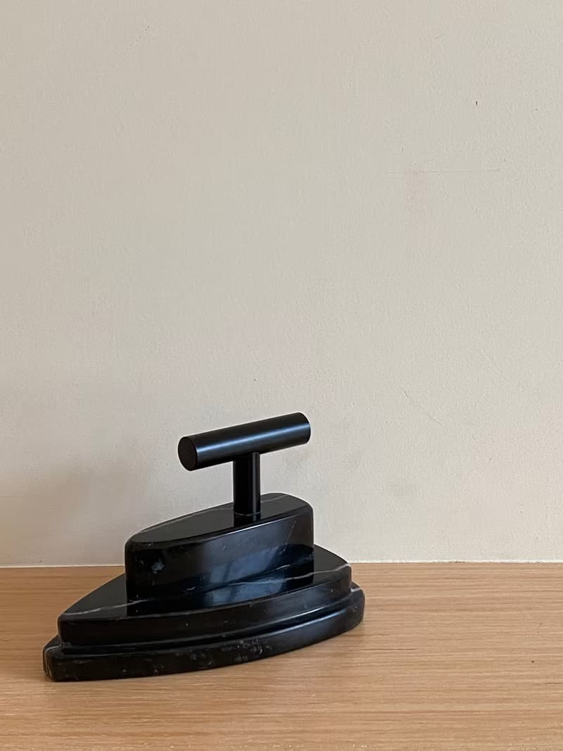 古典大理石縫紉布鎮工具/大熨斗與小熨斗/溫室獨立設計