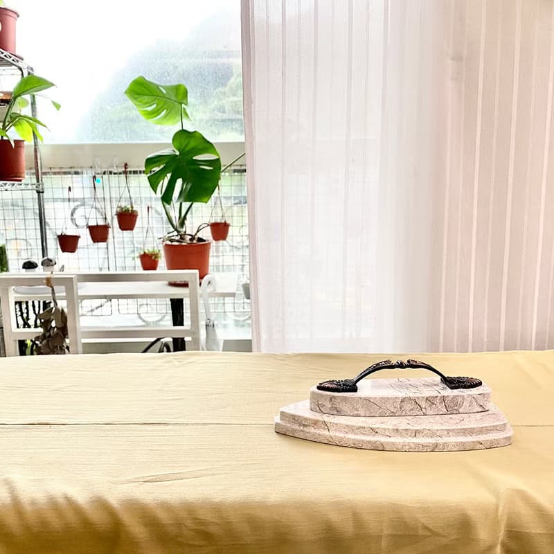 古典大理石縫紉布鎮工具/大熨斗與小熨斗/溫室獨立設計