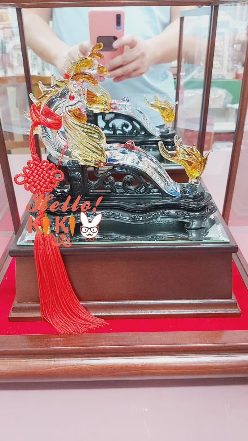 琉璃 鳳凰如意 升遷送禮 退休送禮 開幕送禮 新婚送禮 新居送禮