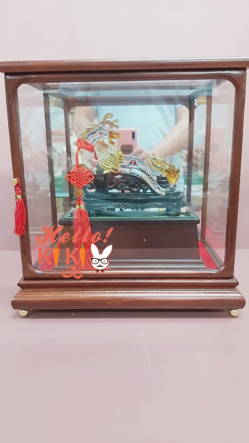 琉璃 鳳凰如意 升遷送禮 退休送禮 開幕送禮 新婚送禮 新居送禮
