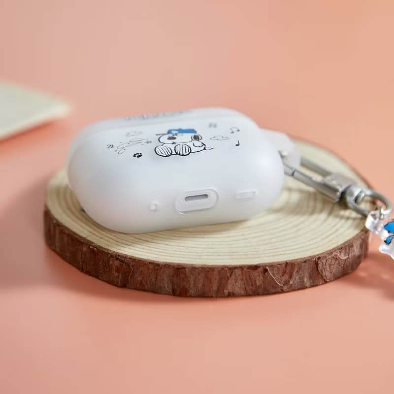 SNOOPY史努比煩惱歐拉夫強悍防摔AirPods保護套(附吊飾)