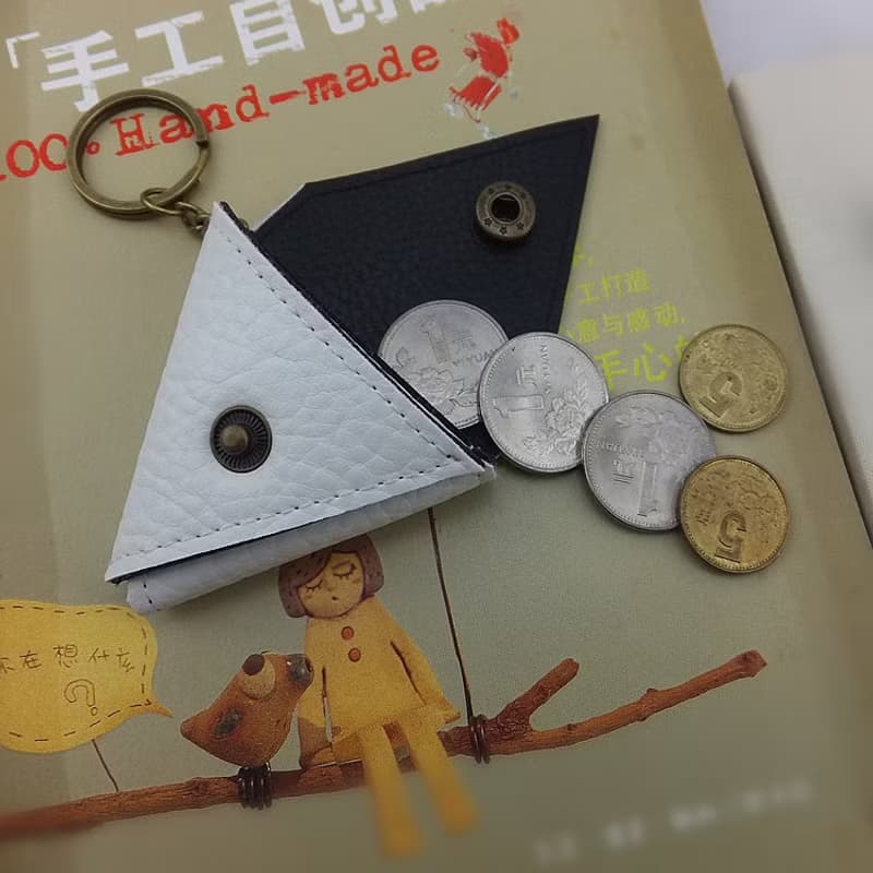 情人节礼物 定制 小马三角形零钱包袋,吉他pick袋 钥匙扣 吊饰